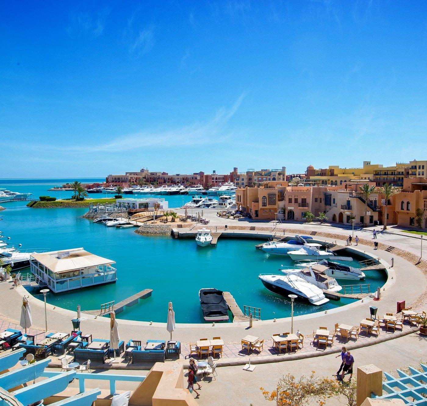 Kayak on the lake at El Gouna Sailing Club